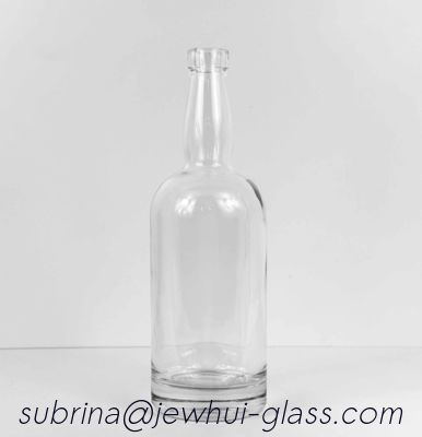 satın al 750 ML CLEAR 750ML GLASS ROUND LONG NECK TENNESSEE LIQUOR BOTTLE 18.5 MM BAR TOP NECK FINISH online manufacture
