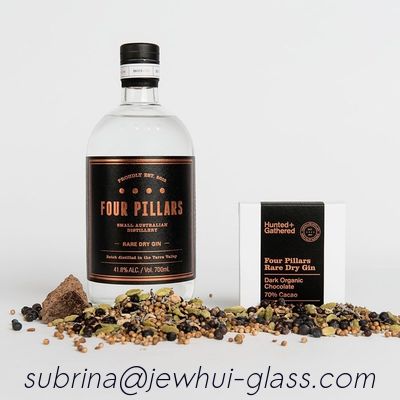 satın al Rum Vodka 21.5MM Cam Gin Şişesi 850g Çürük Cam Kapak Çevrimiçi üretim