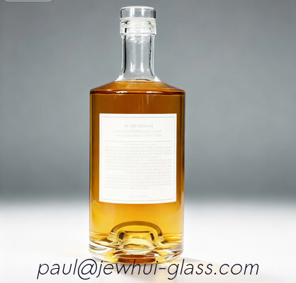 Kalite  750ml Jersey  Whiskey  Glass Bottle -Customization, Super Flint Glass Bottle, American Rum Fabrika