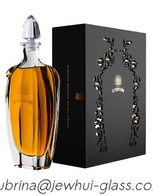 İyi fiyat Ekstra Anejo, Reposado, Gümüş Tekila Cam Şişe, Cam Tıpalı Süper Flint Cam Şişe çevrimiçi