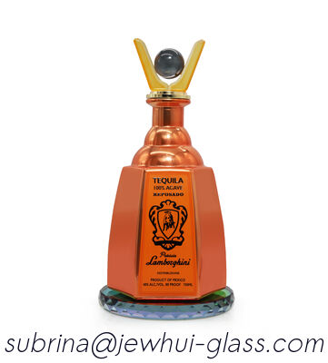 İyi fiyat Ekstra Anejo, Reposado, Gümüş Tekila Cam Şişe, Cam Tıpalı Süper Flint Cam Şişe çevrimiçi