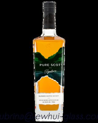 İyi fiyat 50ML. 700ml, 1000ML Saf Saf Scott viski şişeleri çevrimiçi