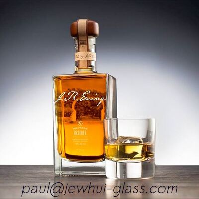 satın al 750 ml veya 700 ml Kubik Cam Şişe SGS FDA Çevrimiçi üretim