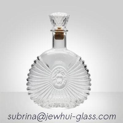 İyi fiyat Süper Flint Elmas Kesim Cam Karaf, XO, brendi, votka, likör, cin, rom, tekila, viski, brendi, içki cam şişesi, masif cam tıpa ile çevrimiçi