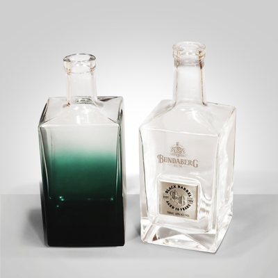 İyi fiyat Sıcak Damgalama Lüks Alkollü Şişe Viski Bourbon Brendi 900g-1200g çevrimiçi