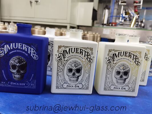 İyi fiyat 750 ml Gin kare cam şişe çevrimiçi