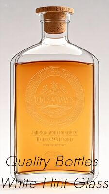 İyi fiyat Xo, Brandy, Viski Yüksek Kaliteli Cam Şişe için Sağlam Yan Kenarlar çevrimiçi