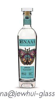 İyi fiyat 1750 ml cam dekanter, 3000 ml büyük prenium cam şişe, 700 ml prenium tekila cam şişe çevrimiçi