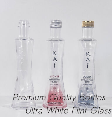 İyi fiyat 200ml ince Vodka Cam Şişe T-MANTAR veya GPI kapaklı, Gula kapaklı çevrimiçi