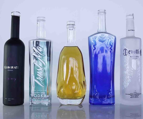 İyi fiyat Guala Kapatma Vidalı Kapaklı Serigrafi Viski Cam Şişe 34oz çevrimiçi